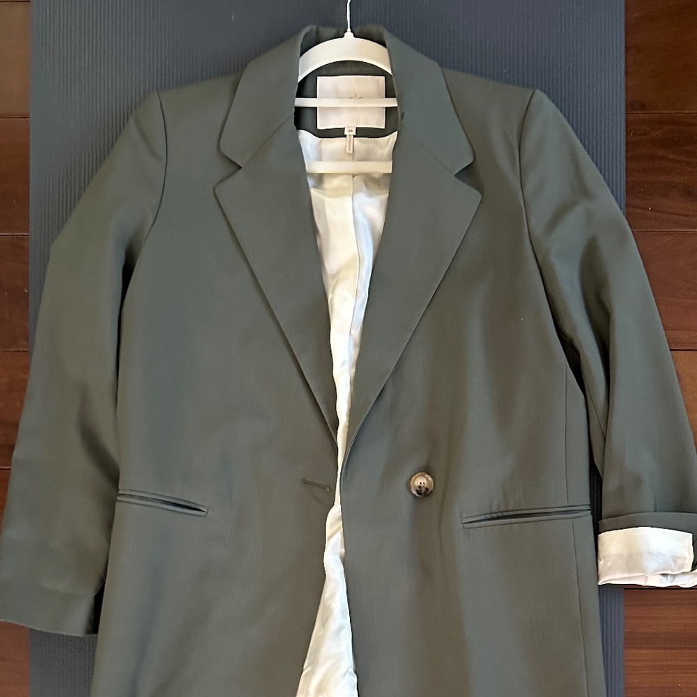 Maje green blazer